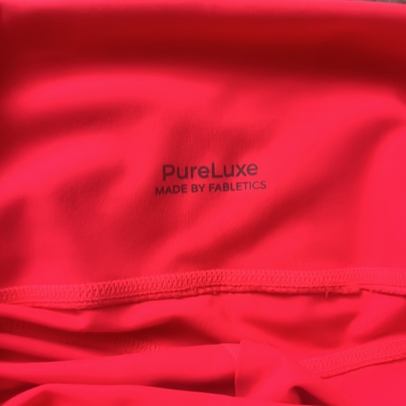 NWOT - Fabletics PureLux 7/8 High Waisted Leggings - hot pink - size S - Picture 4 of 6